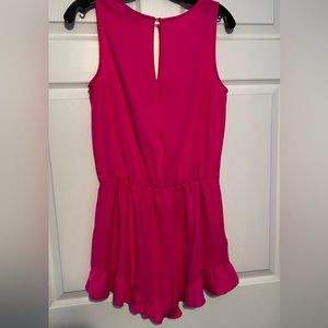 Medium hot pink romper